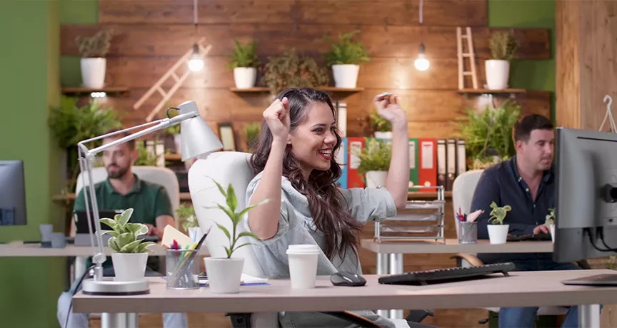 Mutlu ve huzurlu bir çalışma ortamı