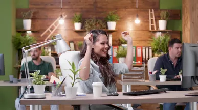 Mutlu ve huzurlu bir çalışma ortamı